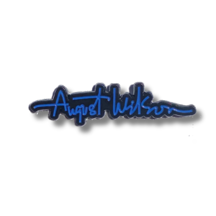 August Wilson Marquee Enamel Pin