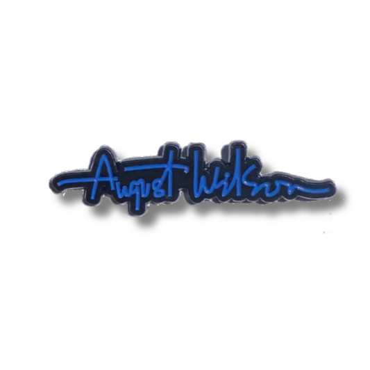August Wilson Marquee Enamel Pin