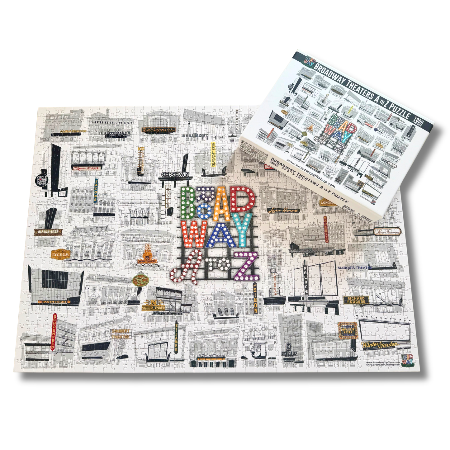Broadway Theaters A to Z Puzzle