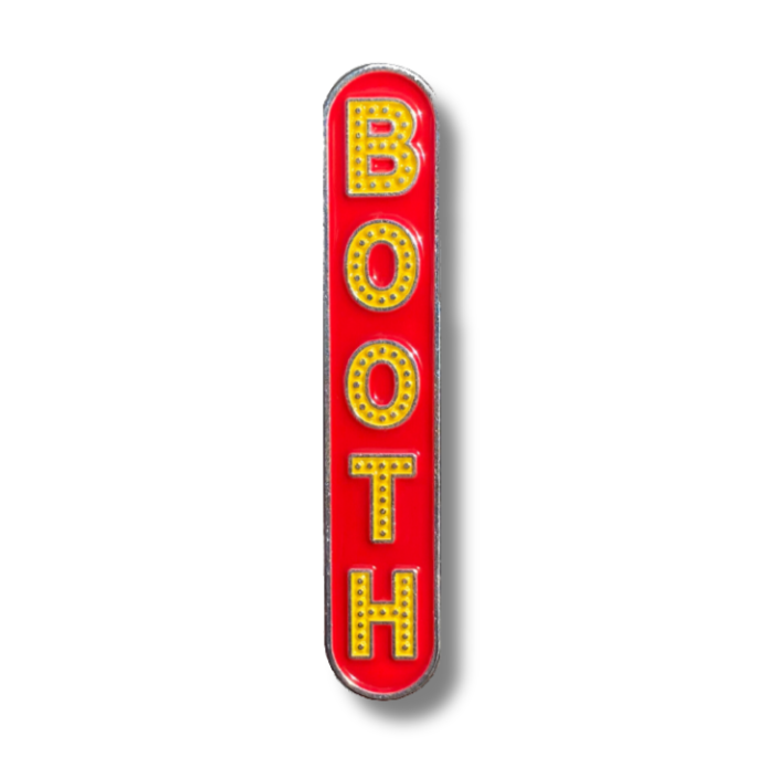 Booth Marquee Enamel Pin