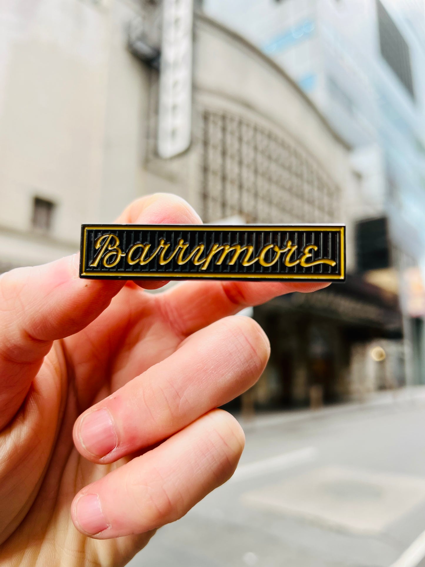 Ethel Barrymore Marquee Enamel Pin