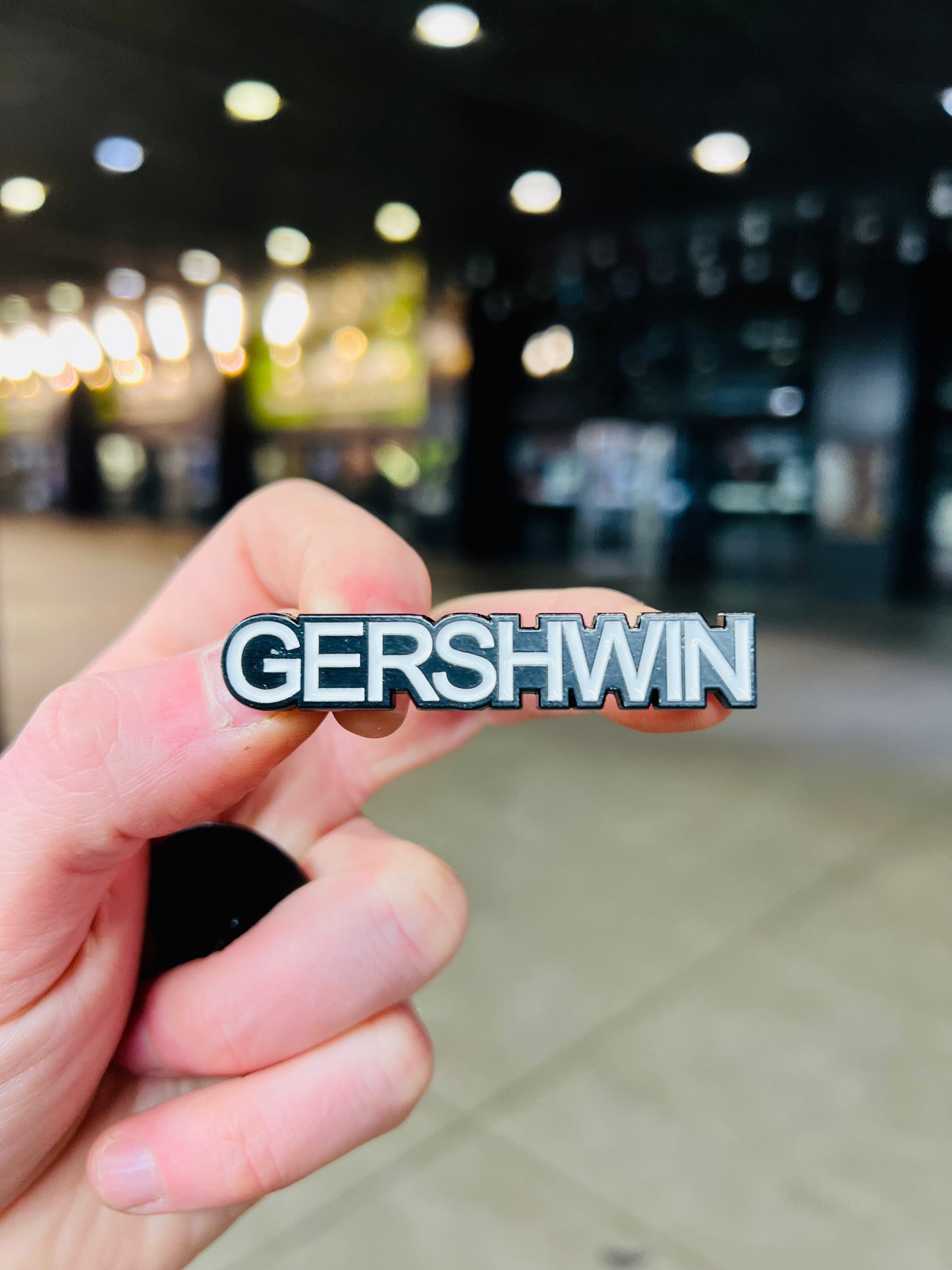 Gershwin Marquee Enamel Pin