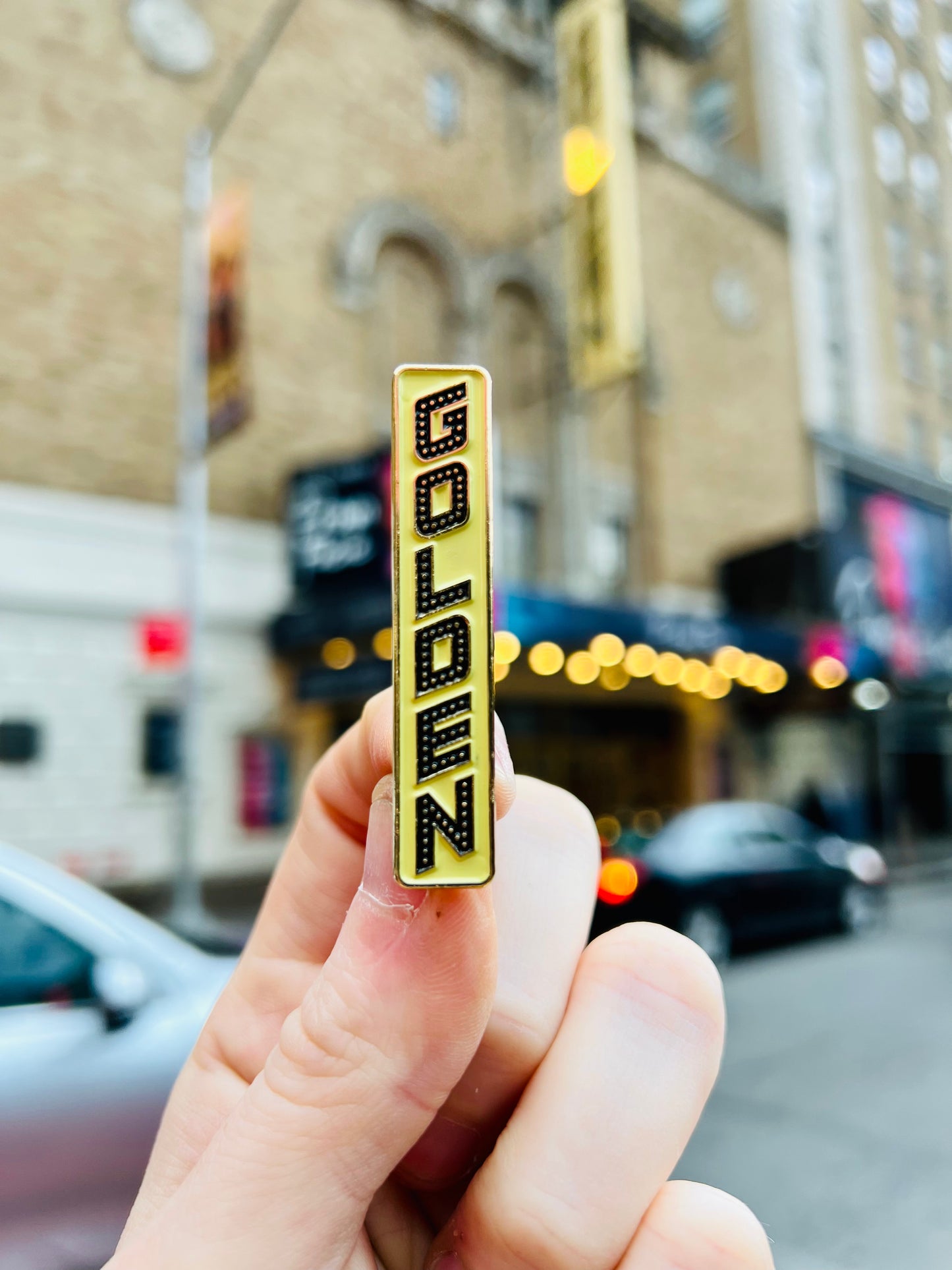 John Golden Marquee Enamel Pin