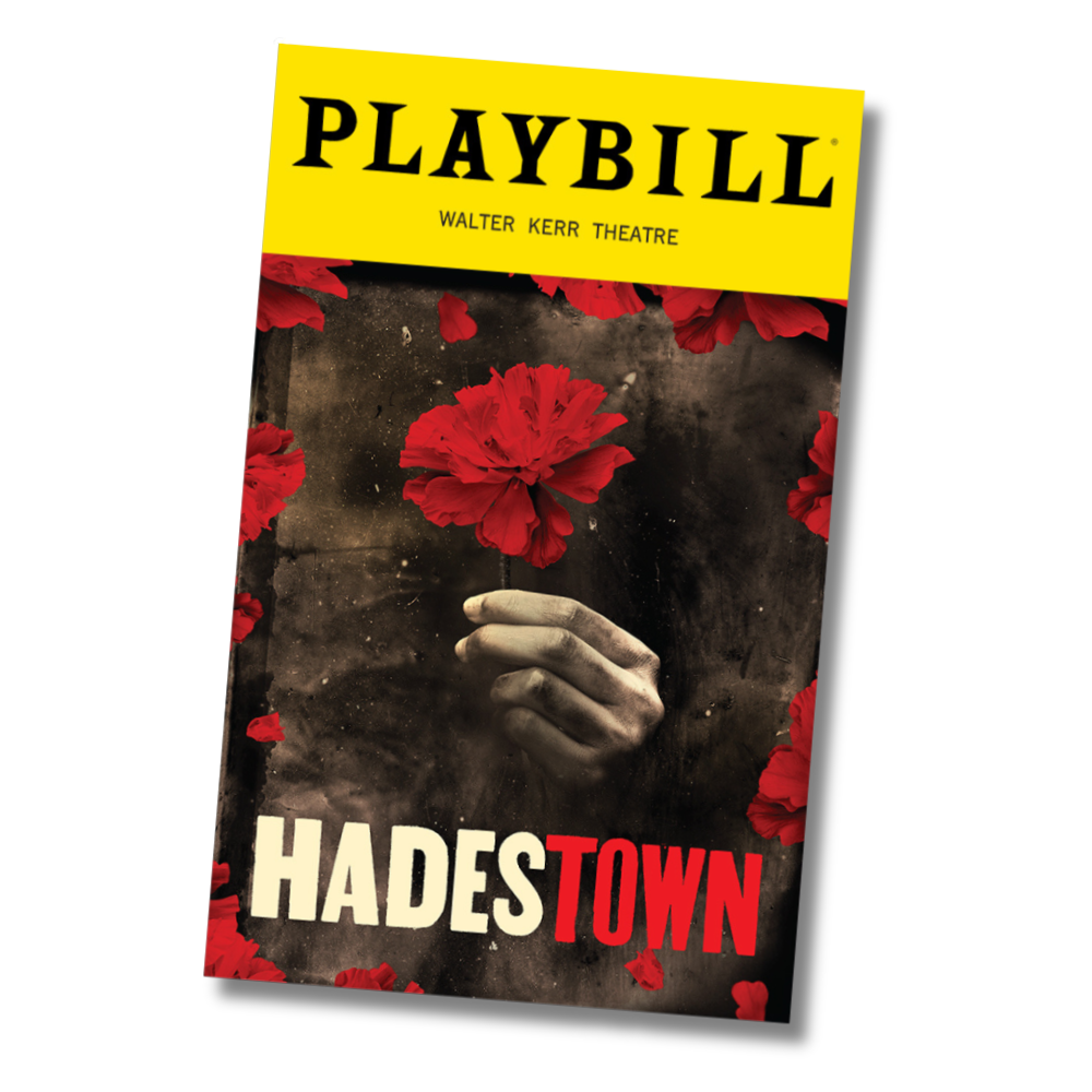 Hadestown Playbill sticker