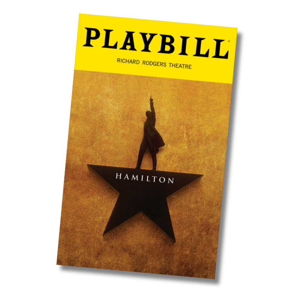 Hamilton Playbill Sticker