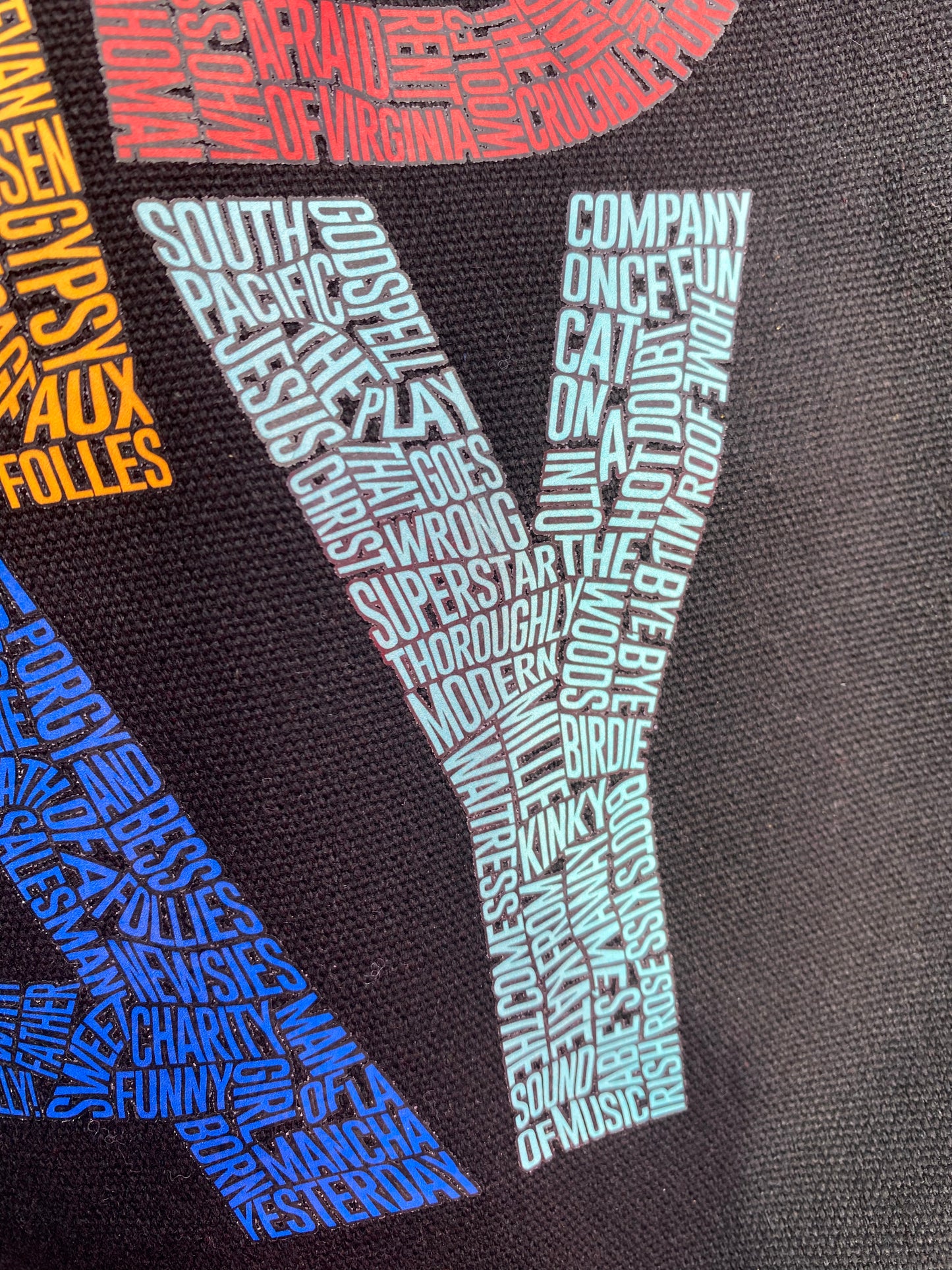Broadway Shows Tote Bag