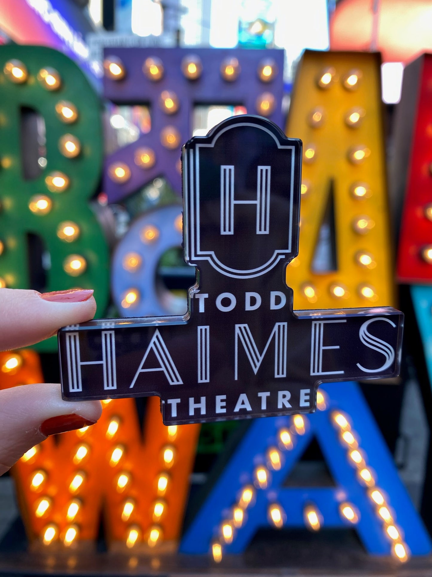 Todd Haimes Marquee Acrylic Magnet