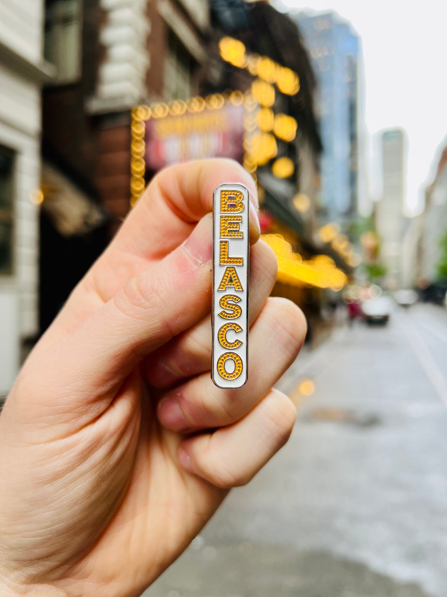 Belasco Marquee Enamel Pin