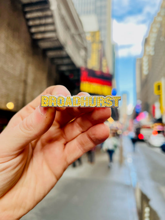 Broadhurst Marquee Enamel Pin