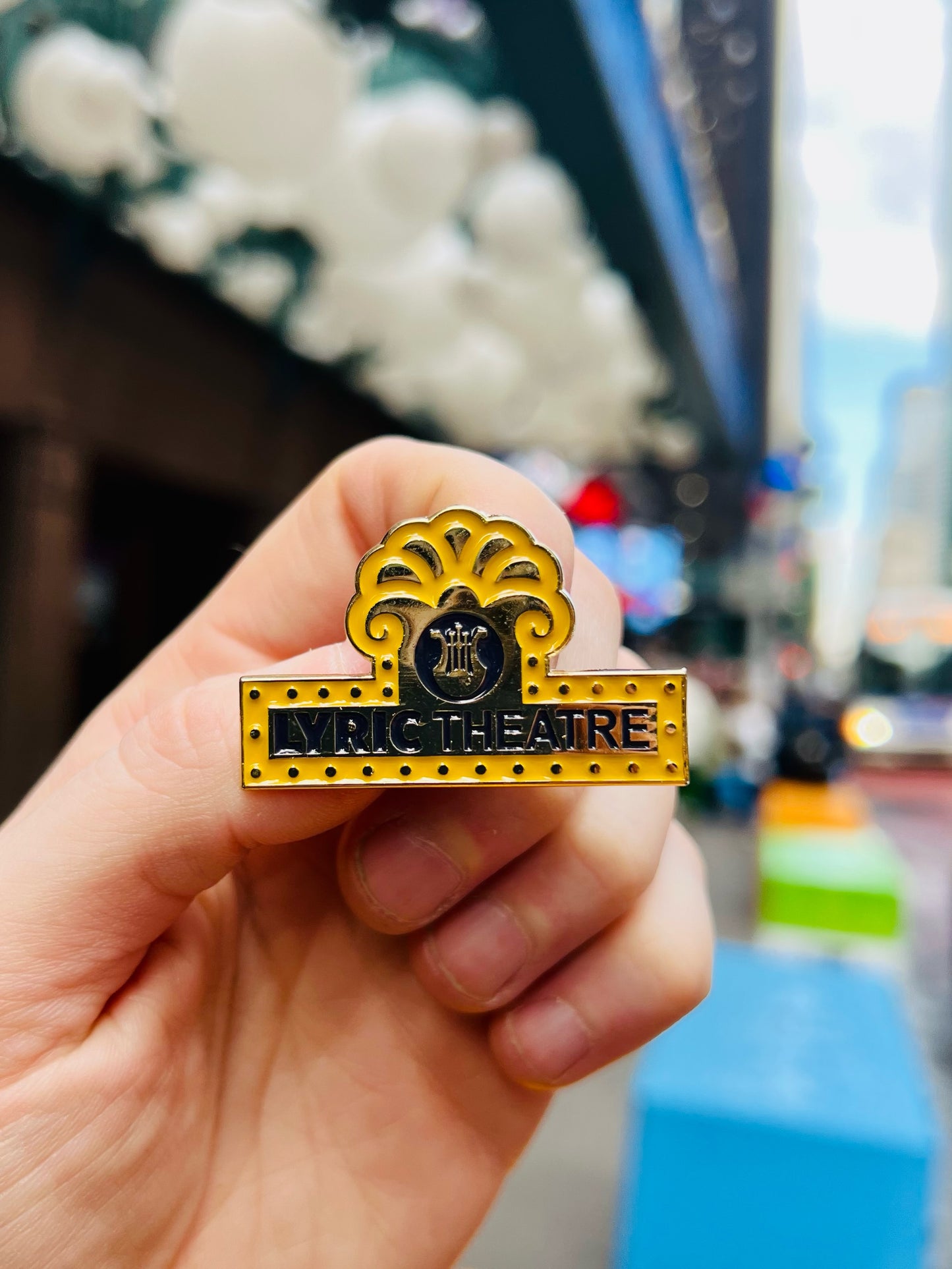 Lyric Marquee Enamel Pin