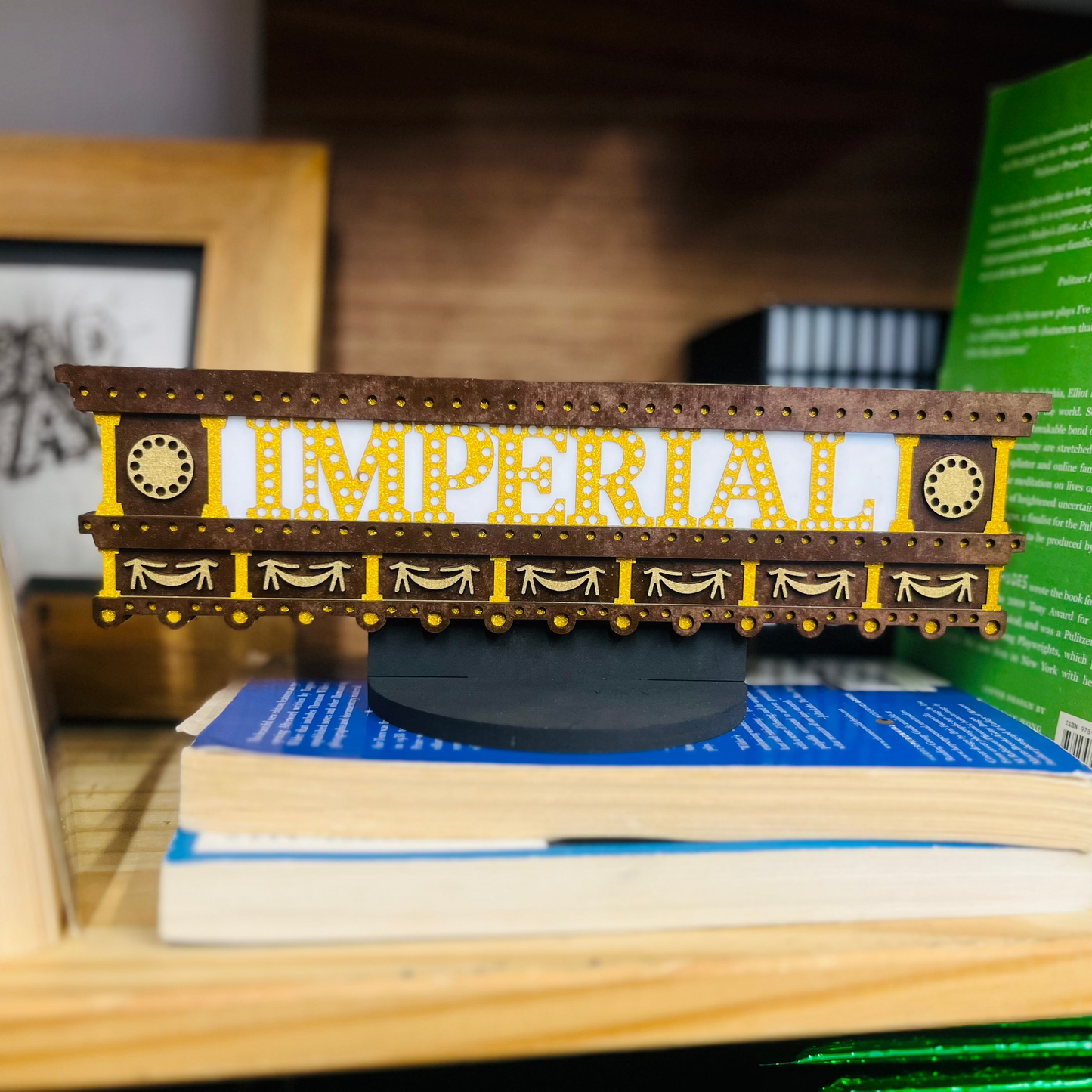 Imperial Marquee Shelf Art