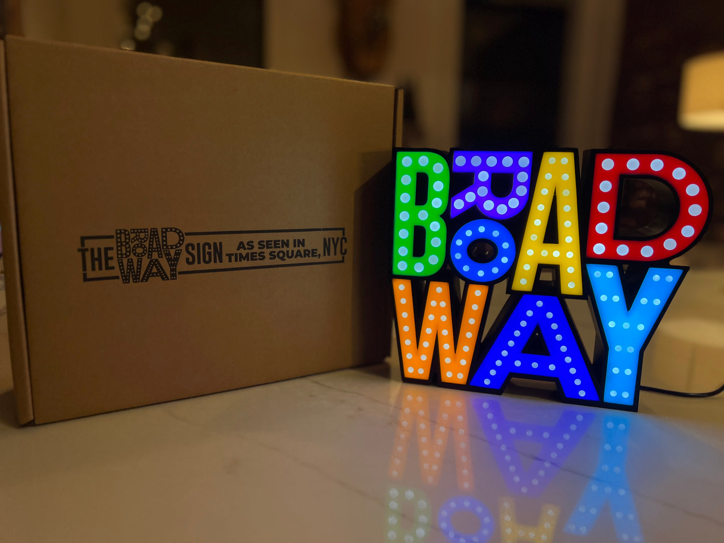 Broadway Sign Light-Up Lamp