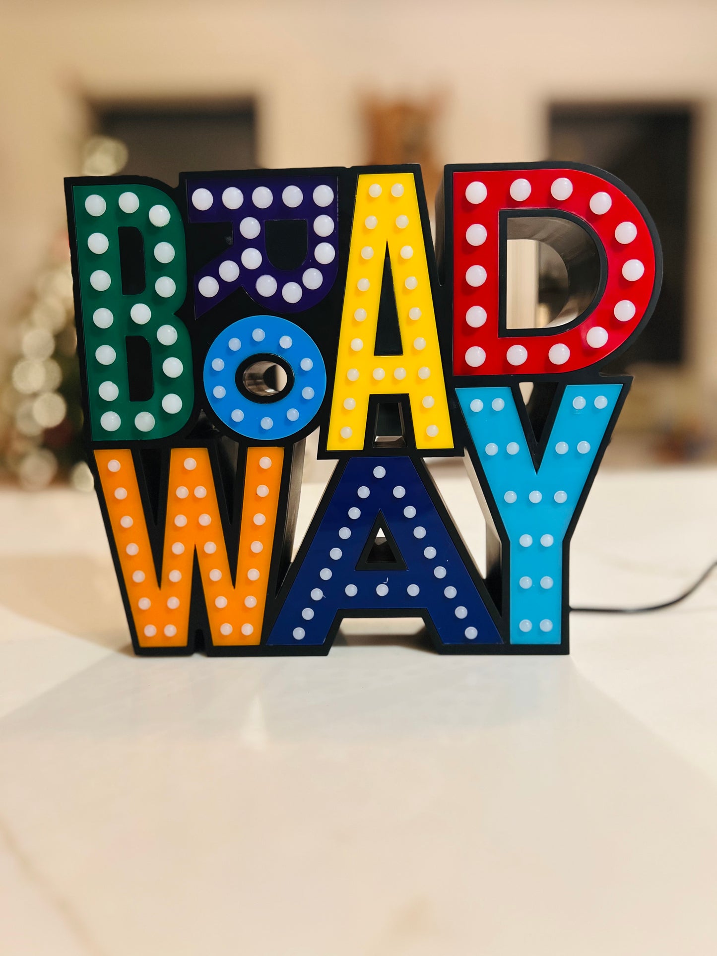 Broadway Sign Light-Up Lamp