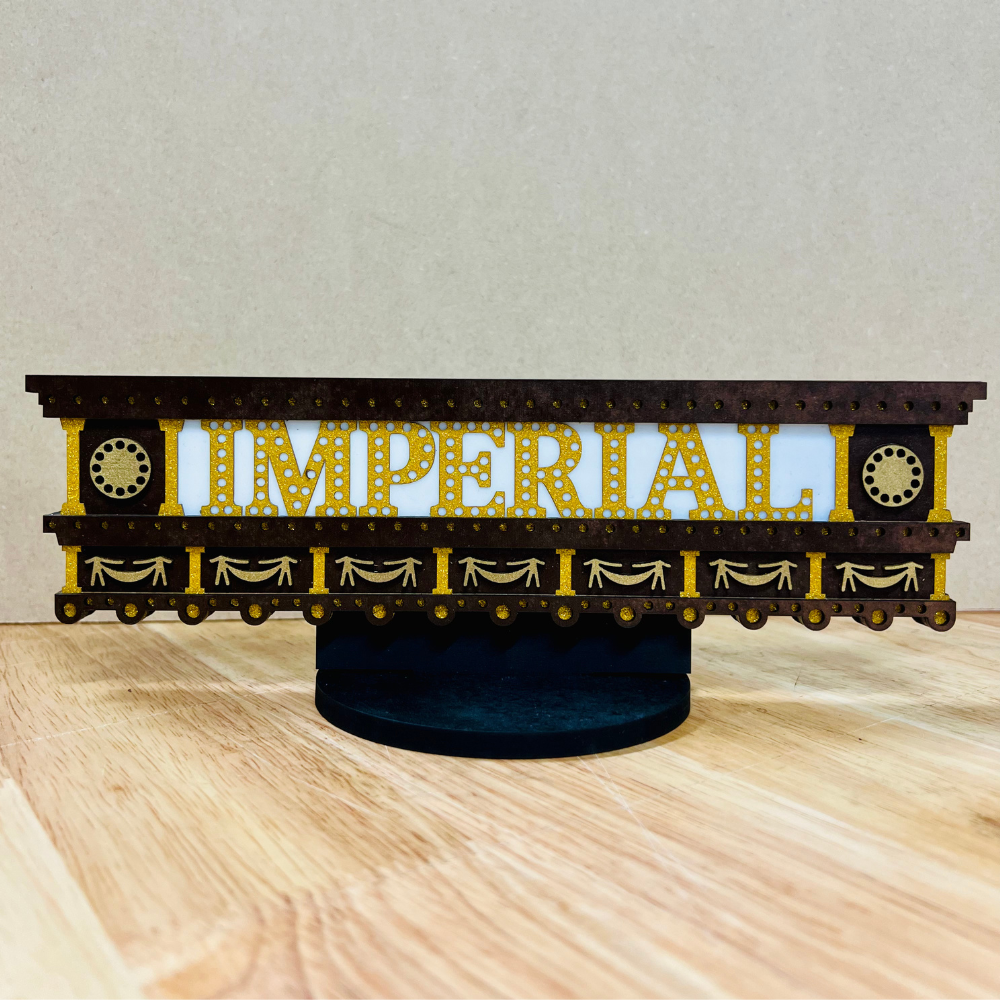 Imperial Marquee Shelf Art