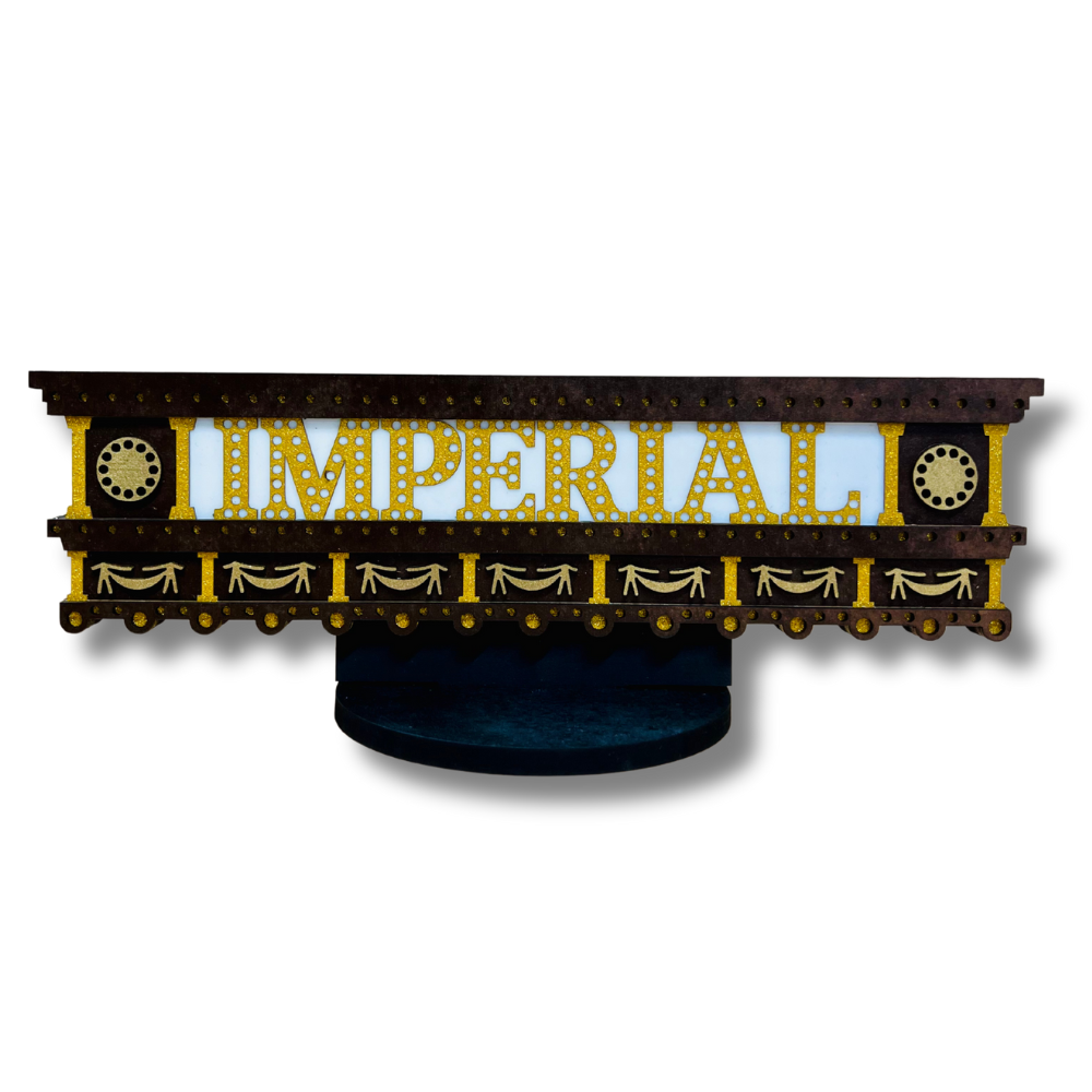 Imperial Marquee Shelf Art