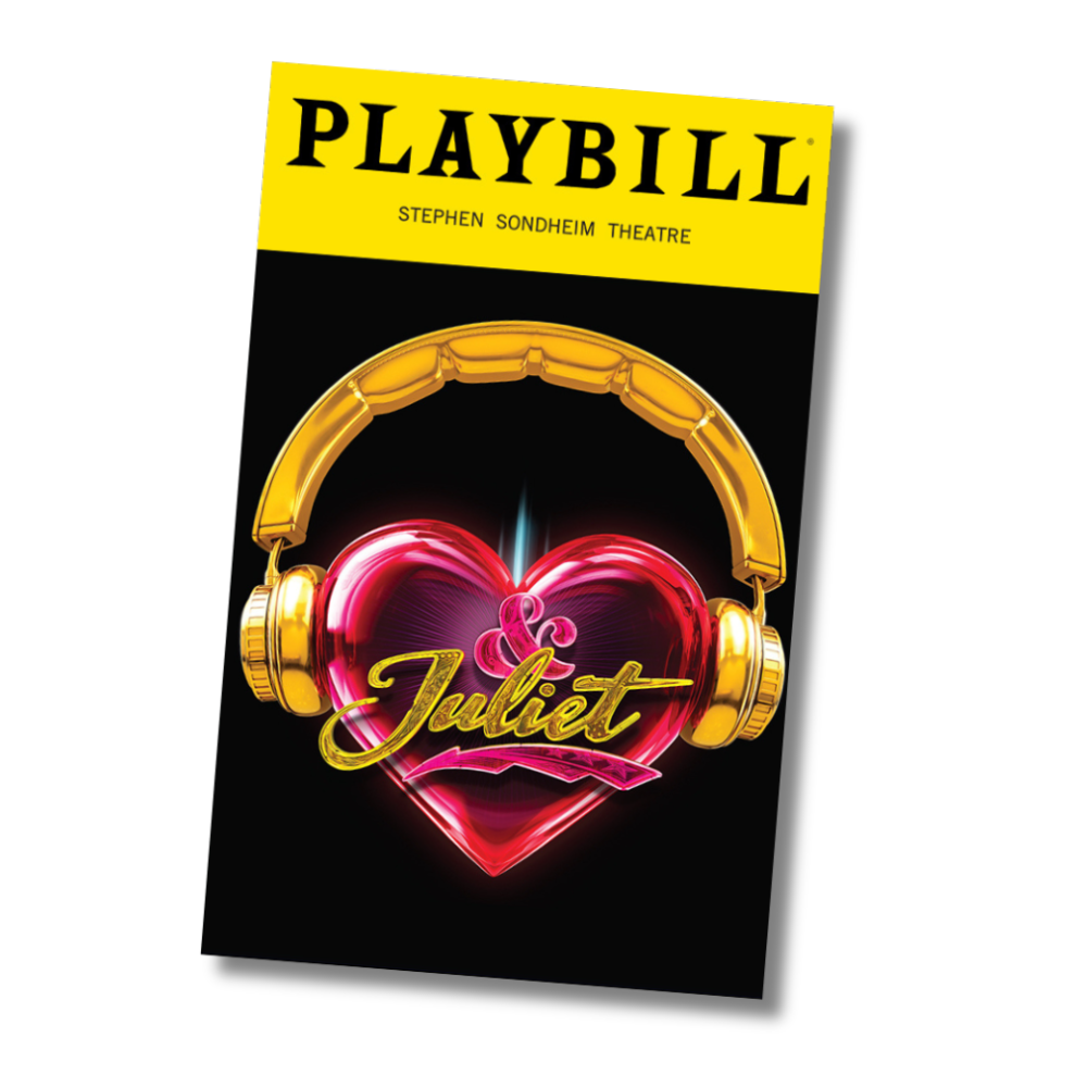 & Juliet Playbill Sticker