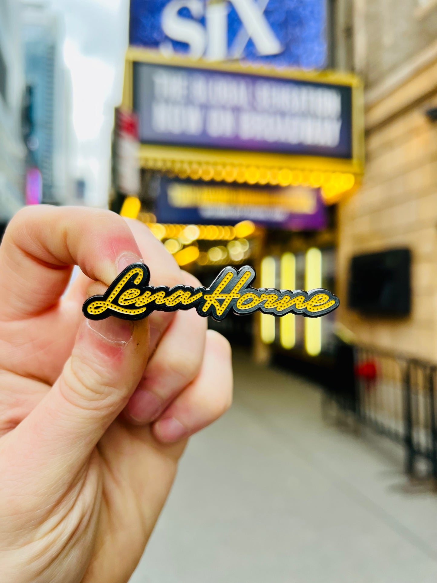 Lena Horne Marquee Enamel Pin