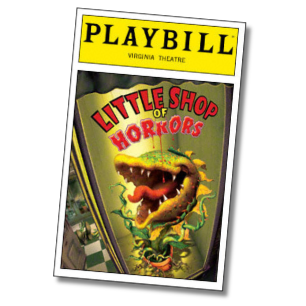 Little Shop Of Horrors Playbill Sticker