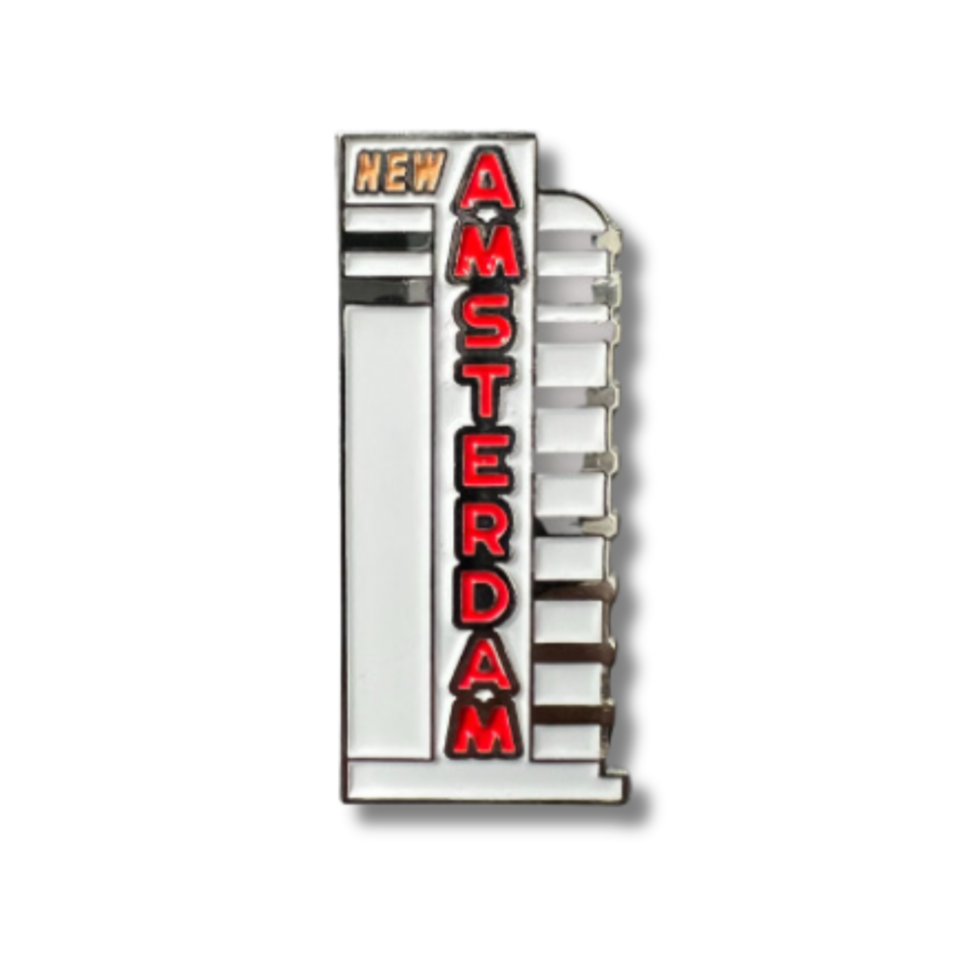 New Amsterdam Marquee Enamel Pin