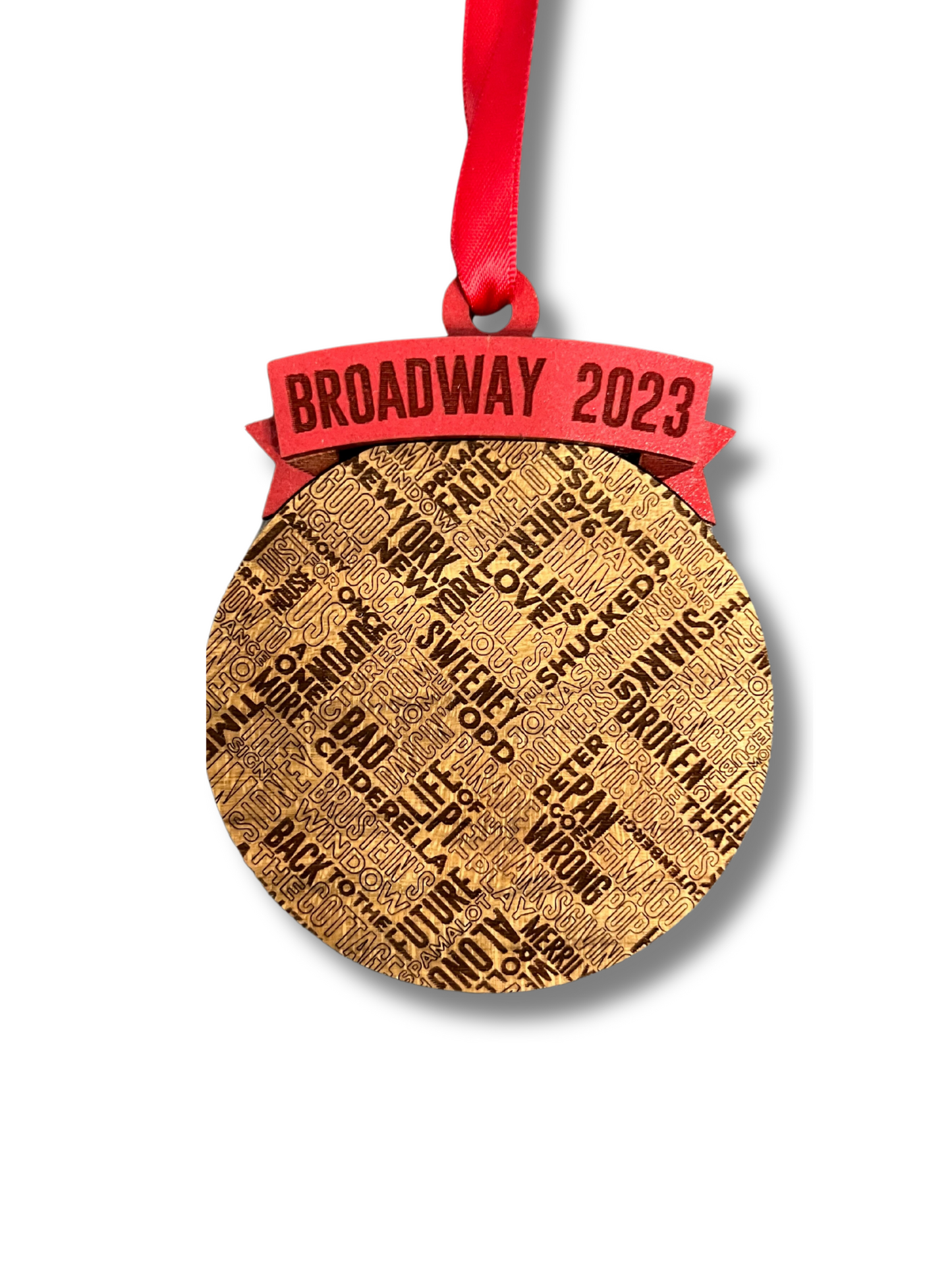 Broadway 2023 Engraved Ornament (2023 Collection)