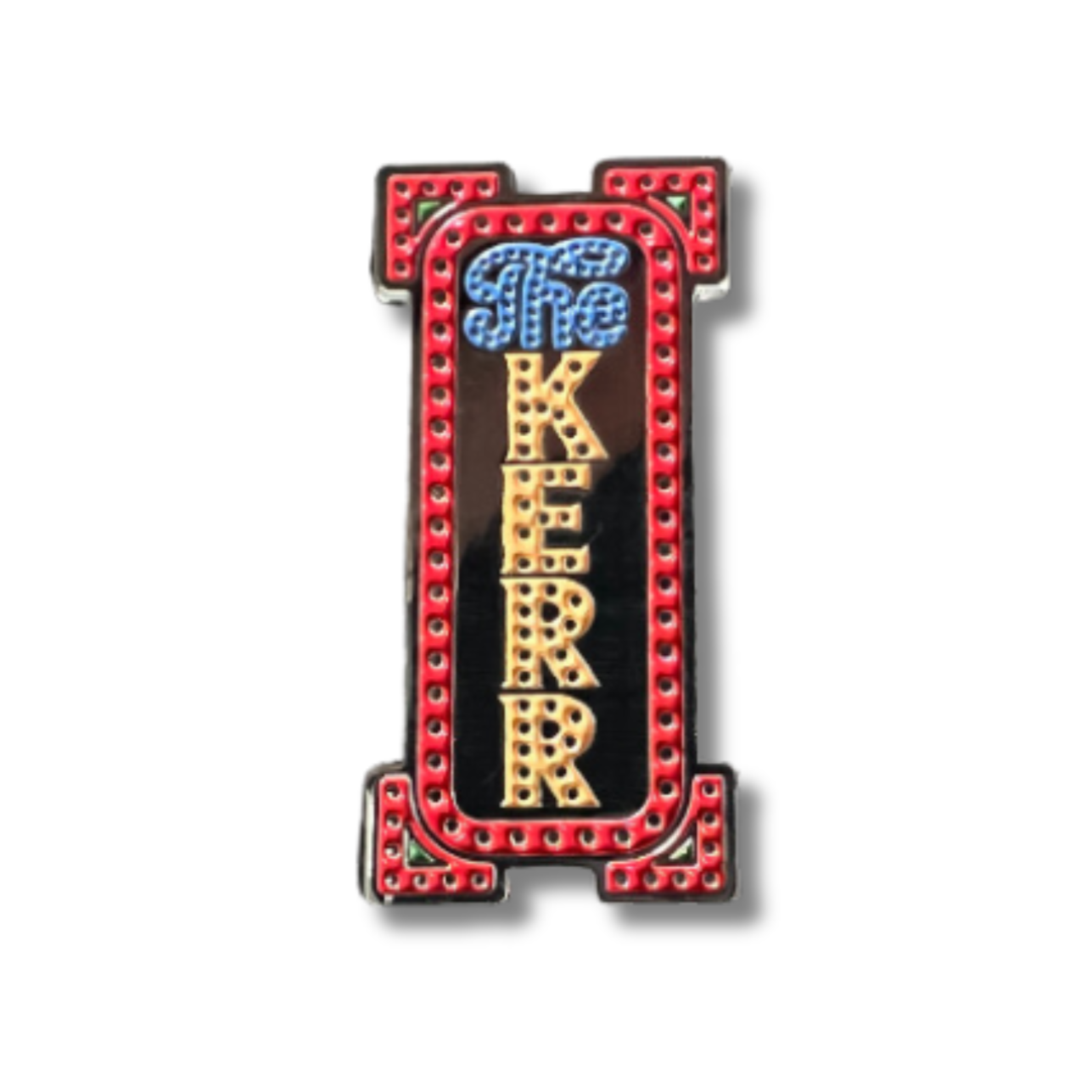 Walter Kerr Marquee Enamel Pin