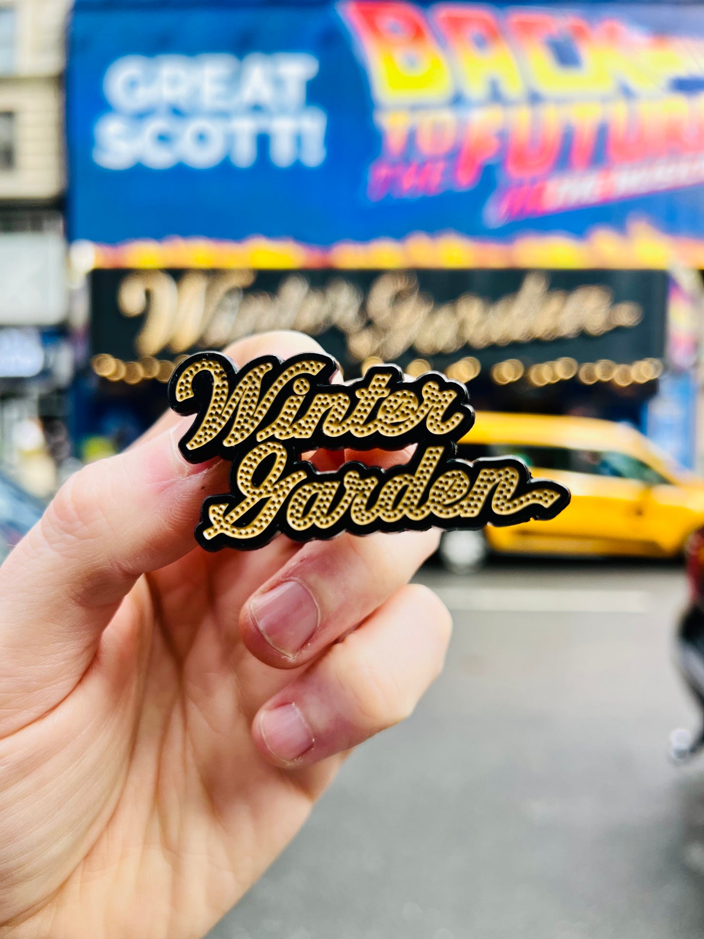 Winter Garden Marquee Enamel Pin