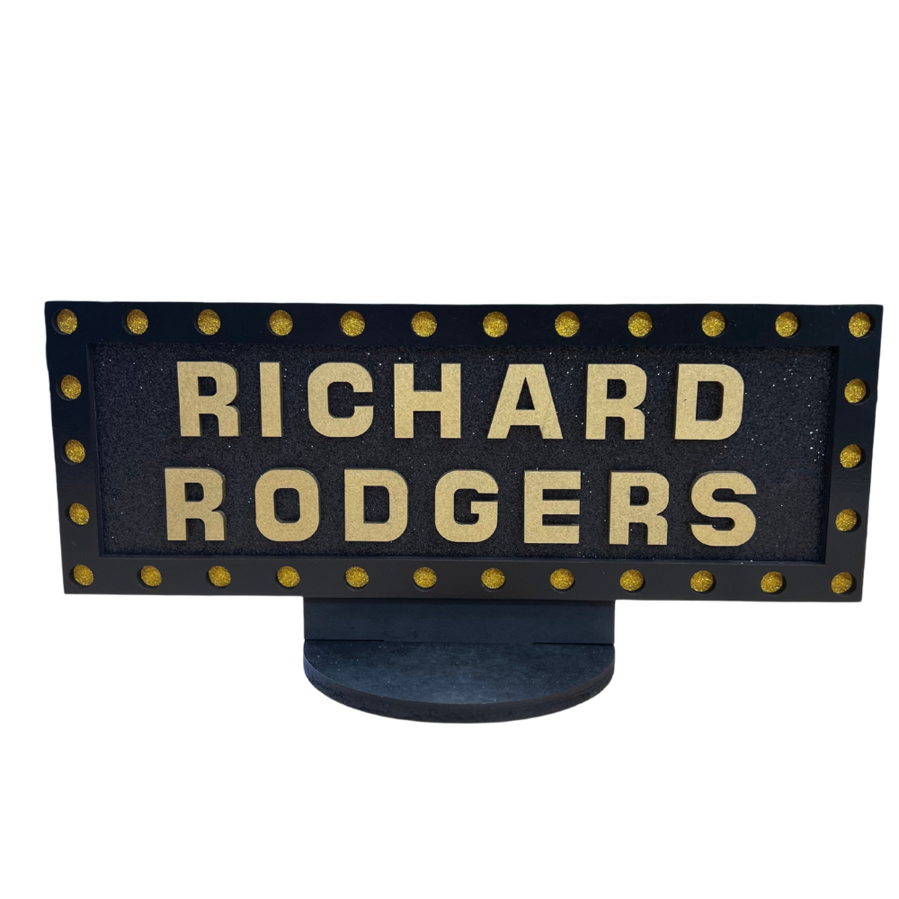 Richard Rodgers Marquee Shelf Art