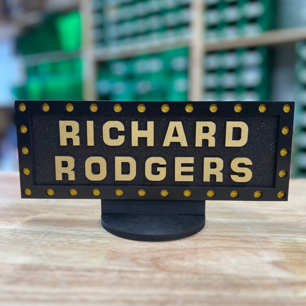 Richard Rodgers Marquee Shelf Art