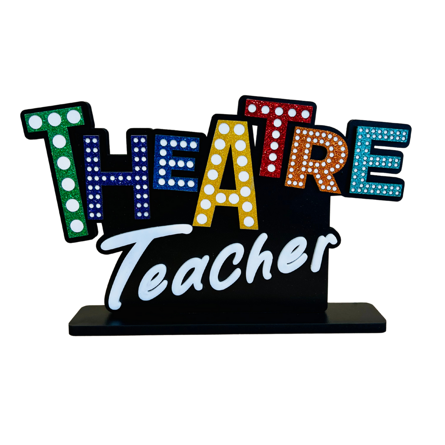 Theatre Teacher Shelf Art