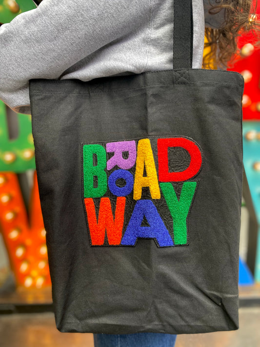 Broadway Chenille Tote Bag
