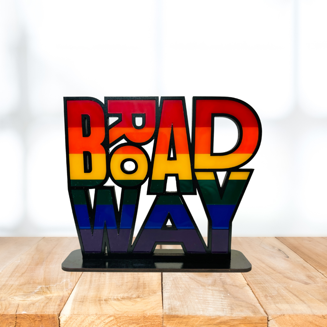 Broadway Pride Shelf Art