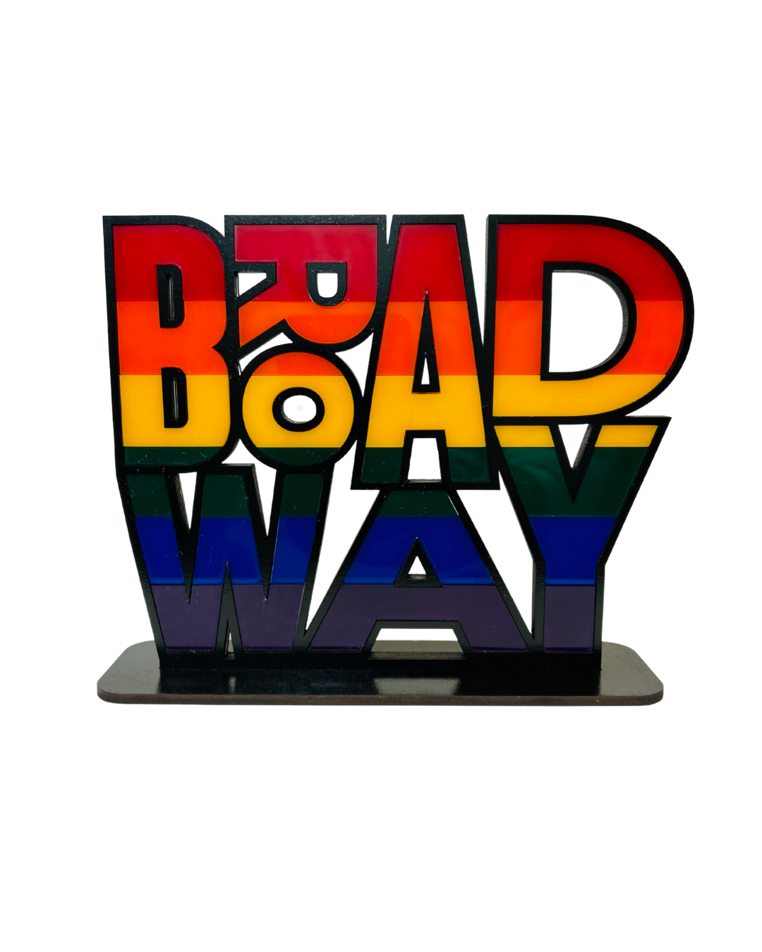 Broadway Pride Shelf Art