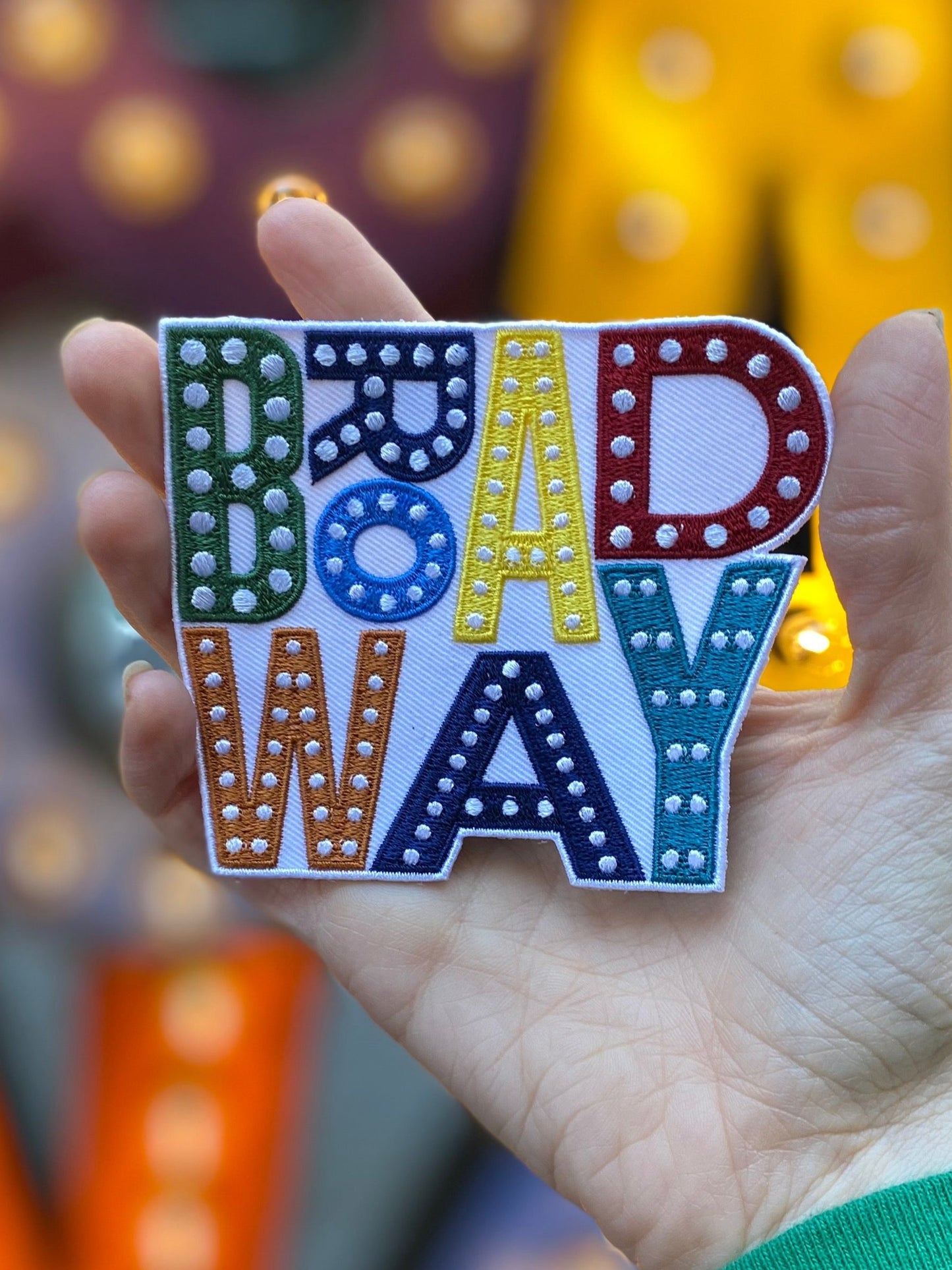 Broadway Embroidered Patch