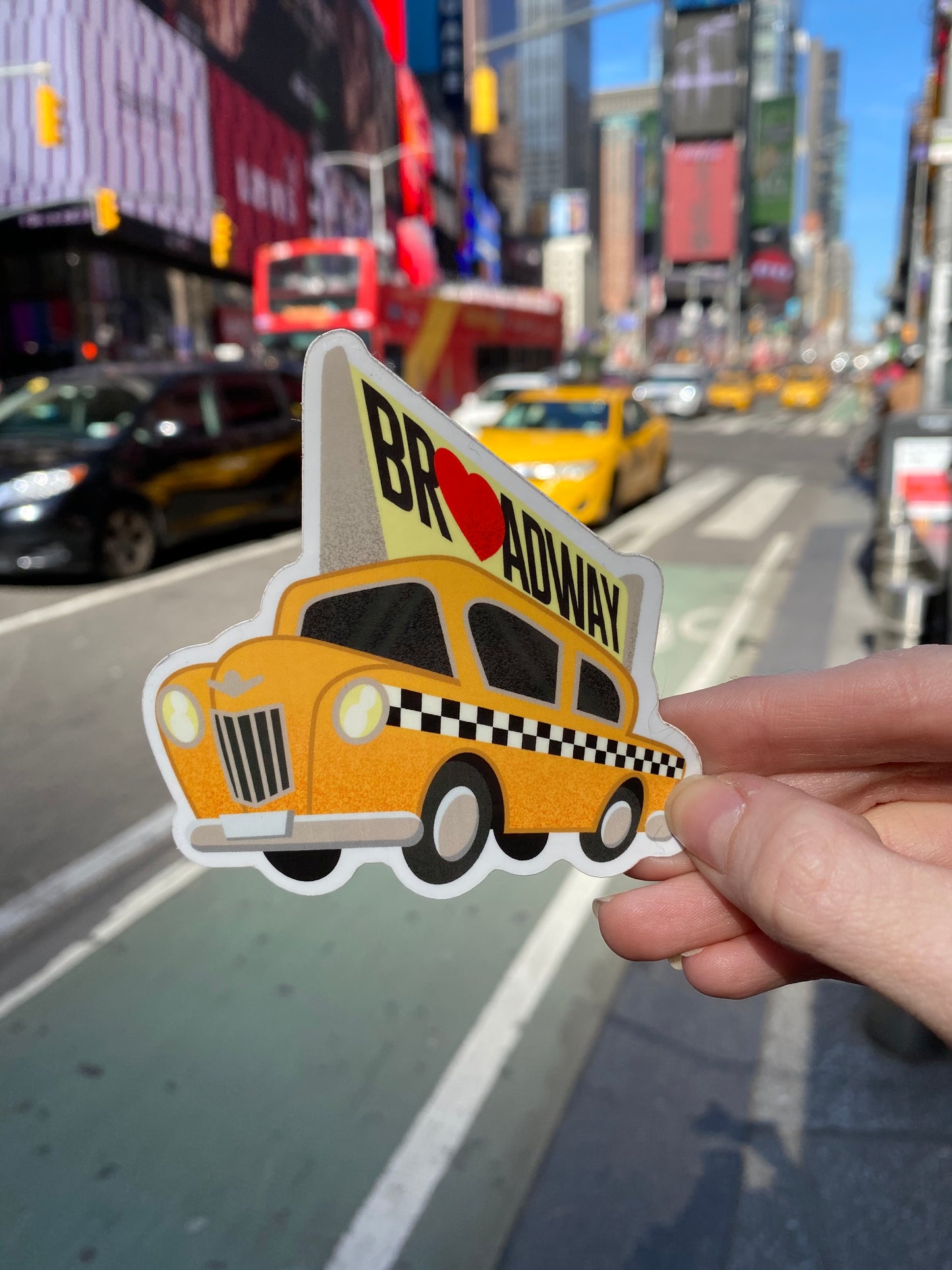 Taxi Cab Sticker