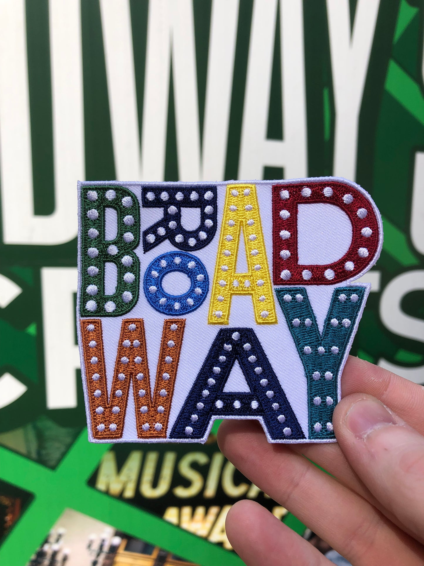 Broadway Embroidered Patch