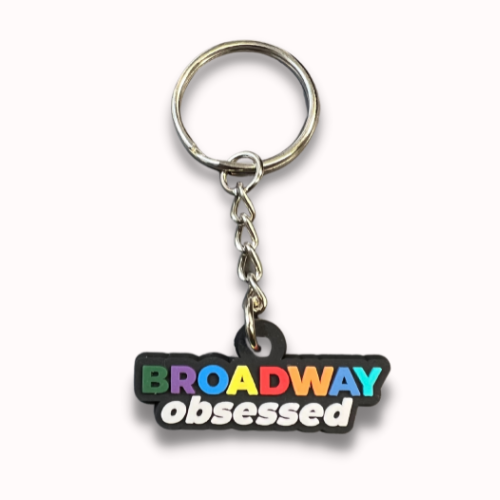 Broadway Obsessed Keychain