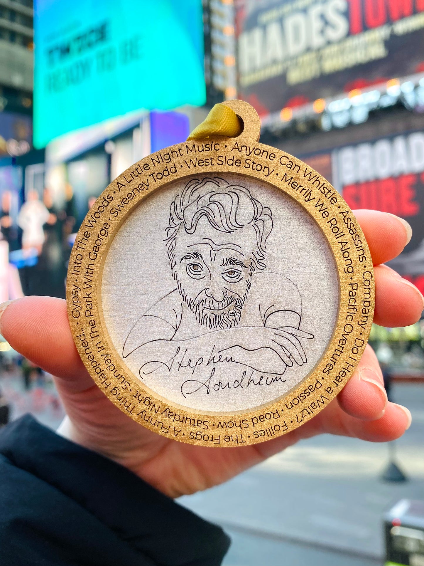 Stephen Sondheim "Dim The Lights" Collection Ornament (2022 Collection)
