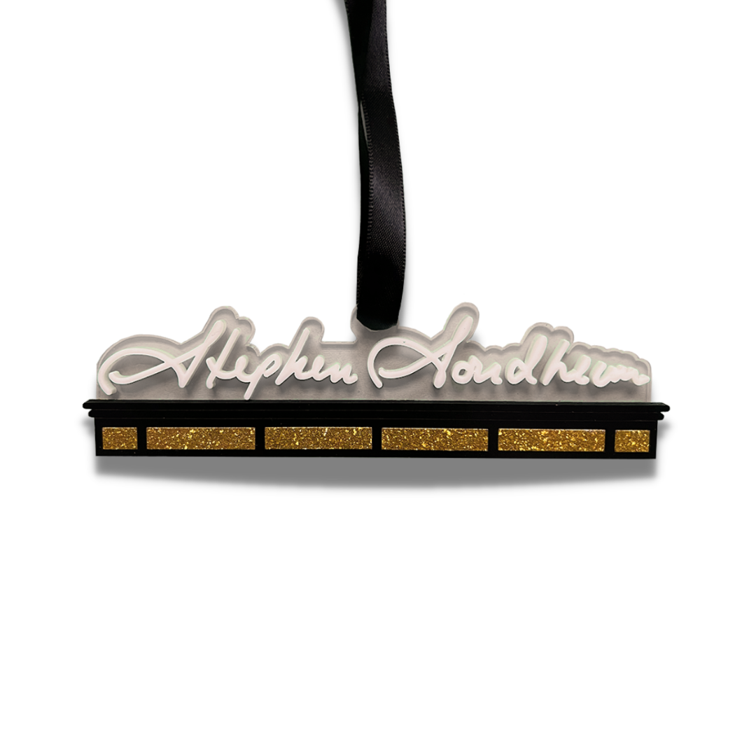 Stephen Sondheim Marquee Ornament (2022 Collection)