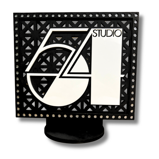 Studio 54 Marquee Shelf Art