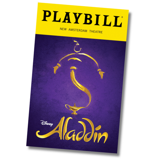 Aladdin Playbill Sticker