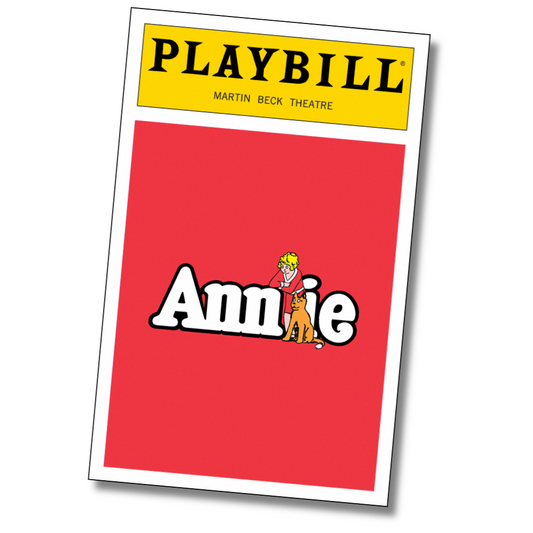 Annie Playbill Sticker