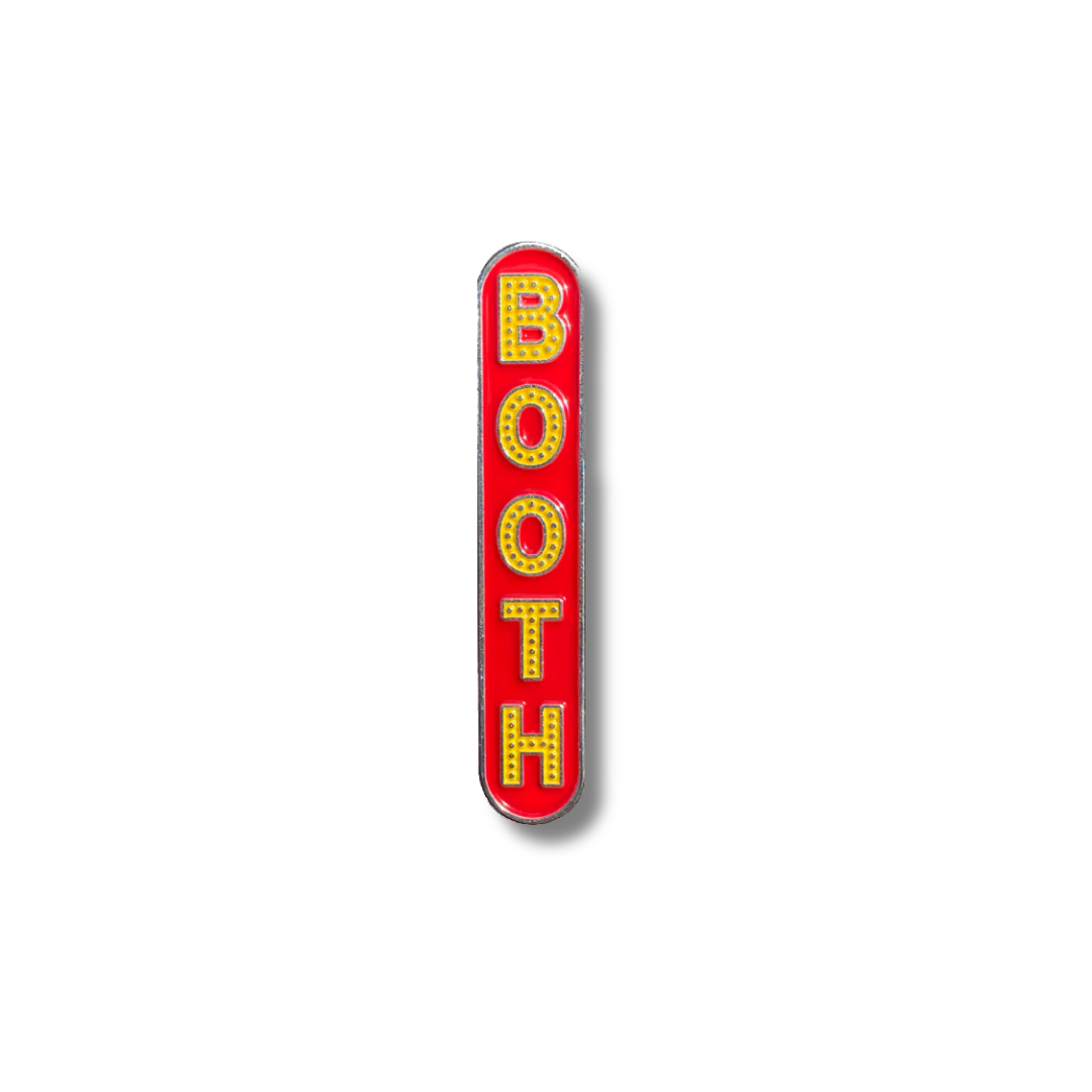 Booth Marquee Enamel Pin