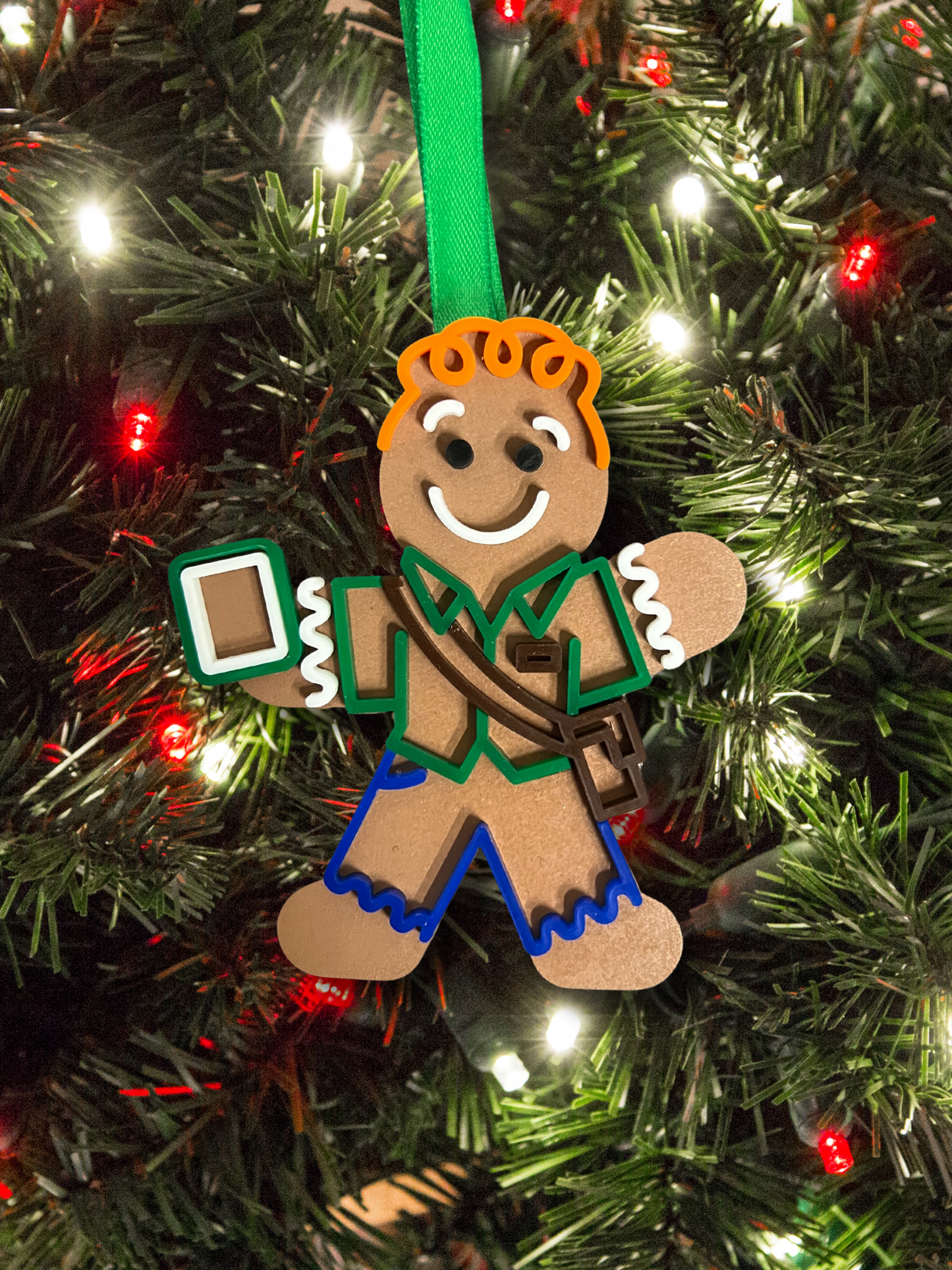 Gingerbread Tour Guide Tim Ornament (2023 Collection)