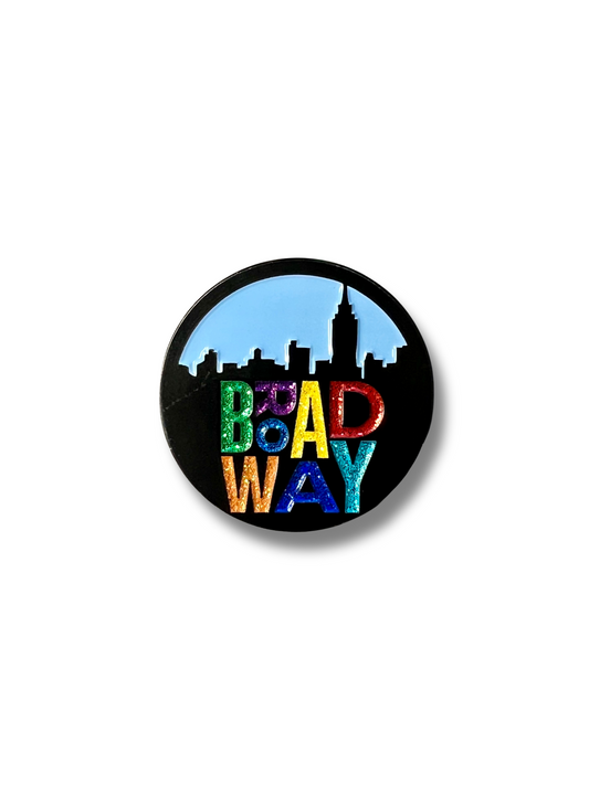 Skyline Broadway Enamel Pin