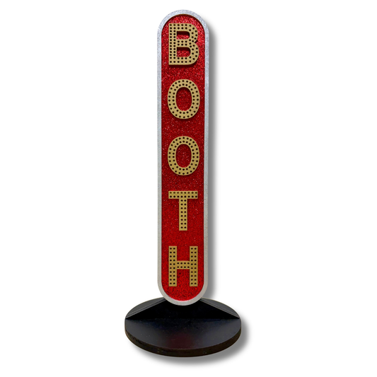 Booth Marquee Shelf Art