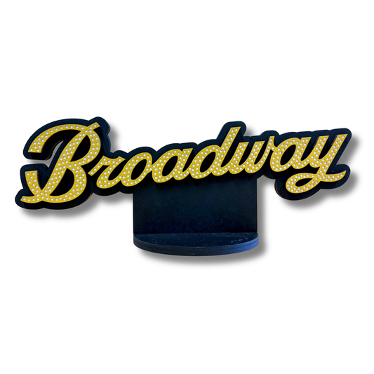 Bygone Broadway Theatre Marquee Shelf Art