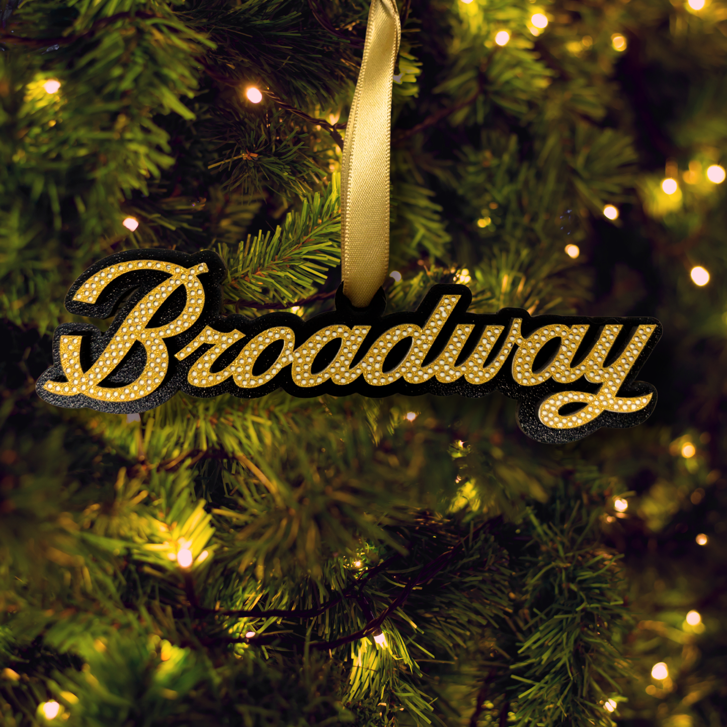 Bygone Broadway Theatre Marquee Ornament (2025 Collection)