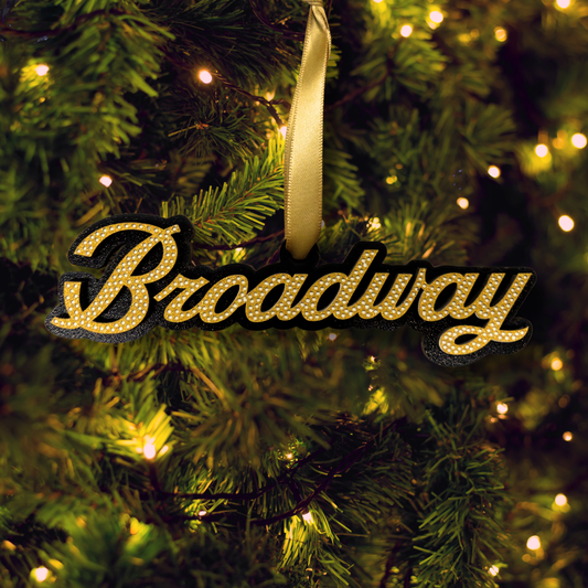 Bygone Broadway Theatre Marquee Ornament (2025 Collection)