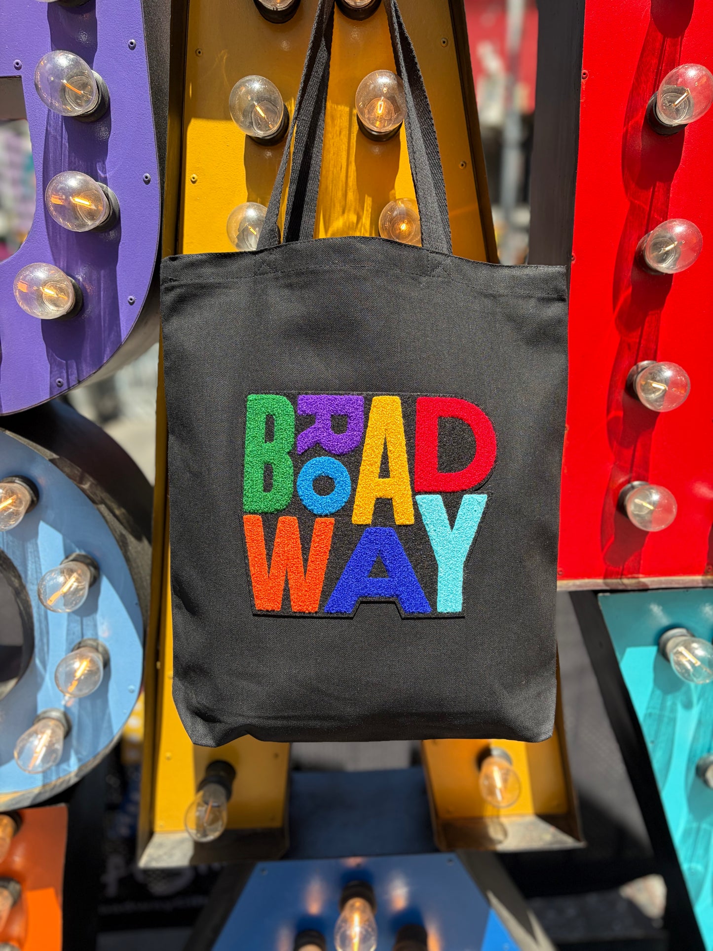 Broadway Chenille Tote Bag