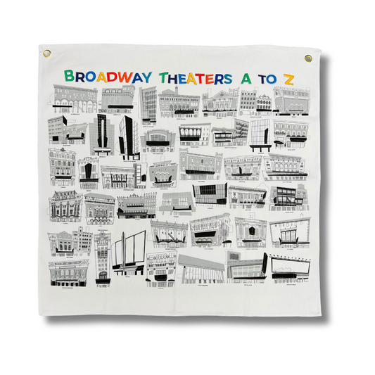 Broadway Theaters A To Z Marquee Enamel Pin Banner